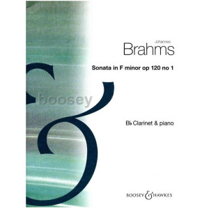 Clarinet Sonata 1 In Fm for clarinet & Piano J. Brahms